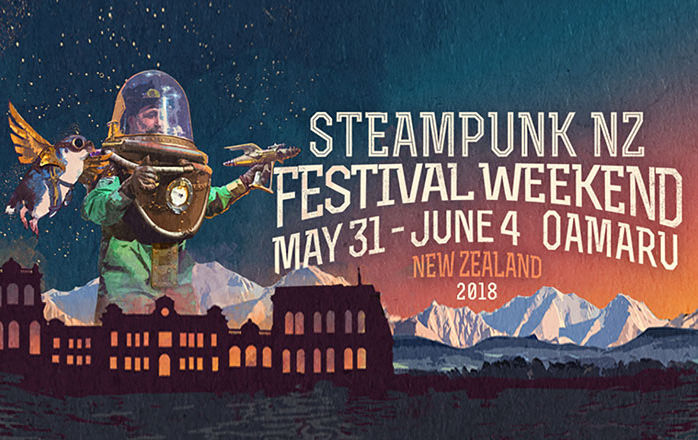 Steampunk NZ Festival – Oamaru – 31 May – June 4 2018