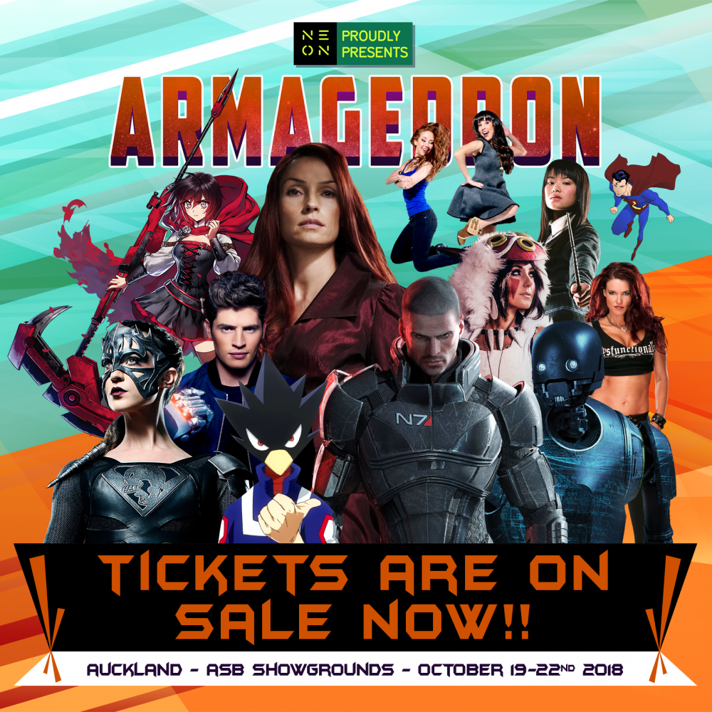 Armageddon Expo – Auckland – 19-22 October 2018