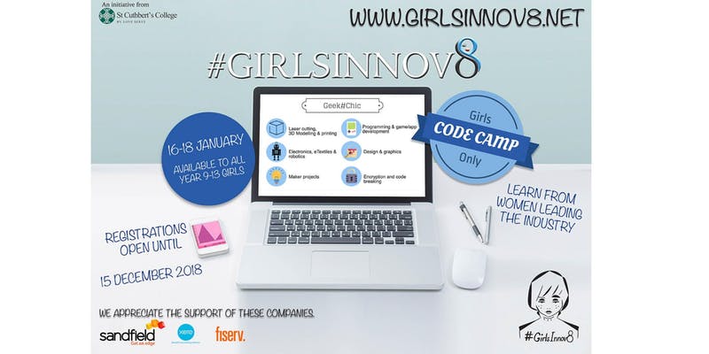 #GirlsInnov8 Camp – Auckland – 16-18 January 2019